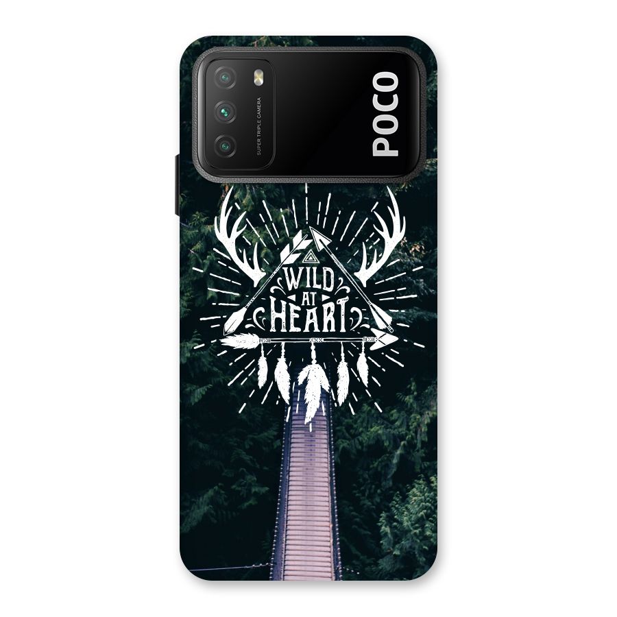 Wild Heart Back Case for Poco M3