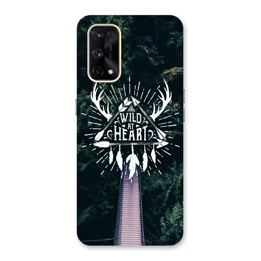 Wild Heart Glass Back Case for Realme X7 Pro