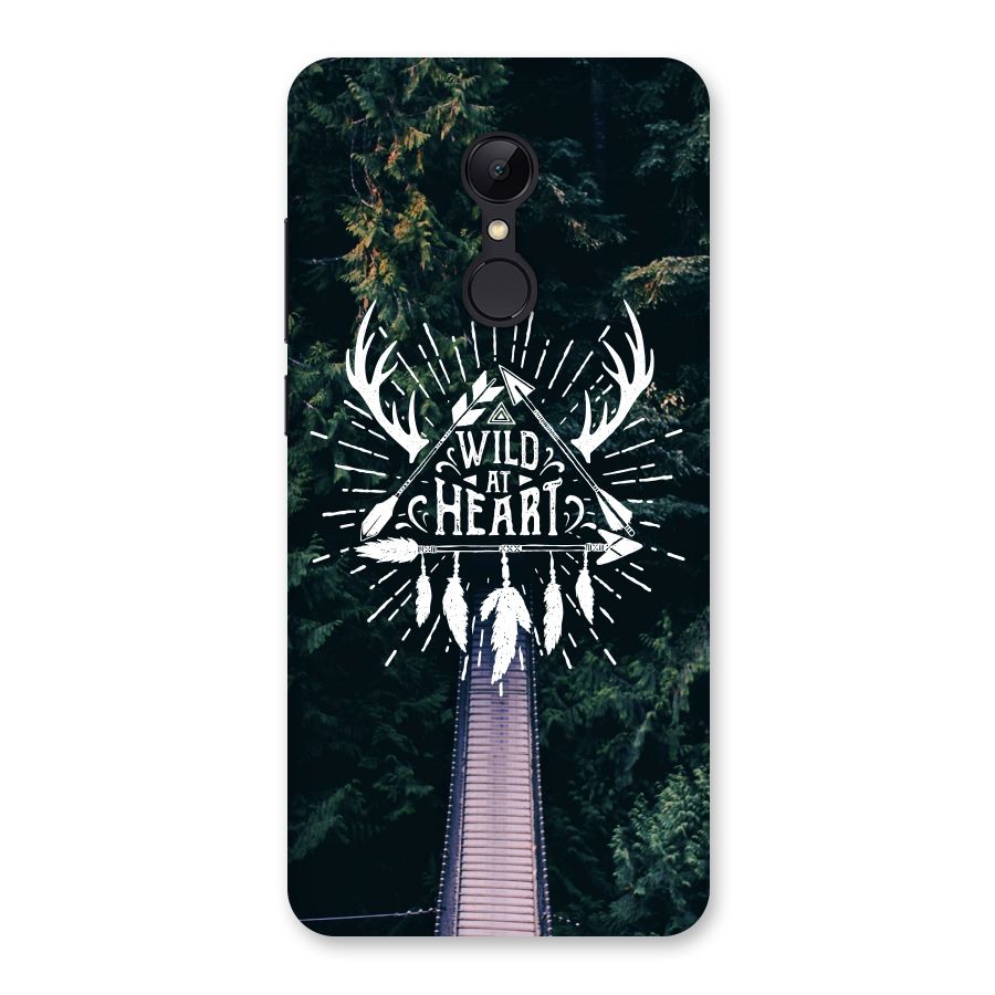 Wild Heart Back Case for Redmi 5
