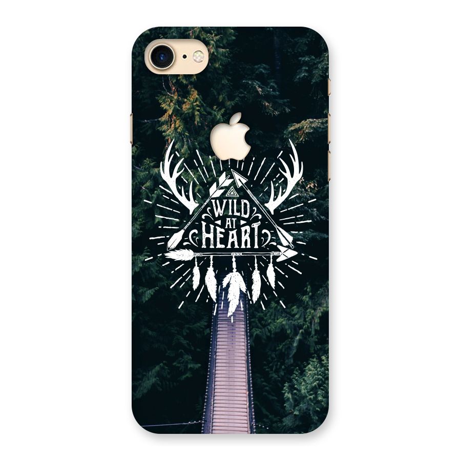 Wild Heart Back Case for iPhone 7 Apple Cut