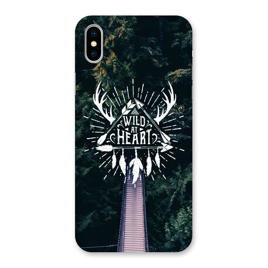 Wild Heart Back Case for iPhone XS