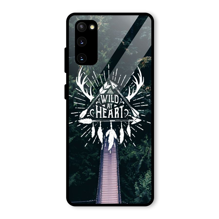 Wild Heart Glass Back Case for Galaxy S20 FE 5G