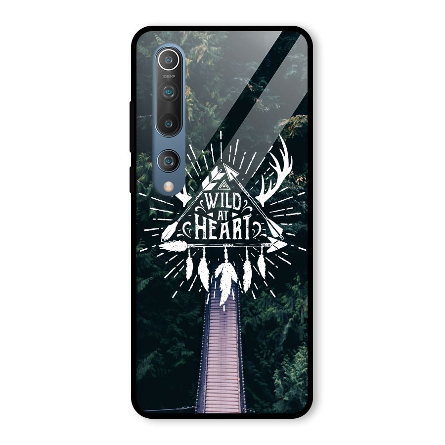 Wild Heart Glass Back Case for Mi 10