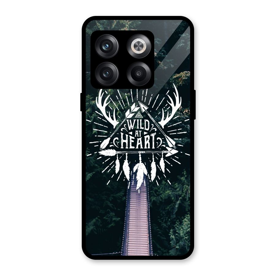 Wild Heart Glass Back Case for OnePlus 10T