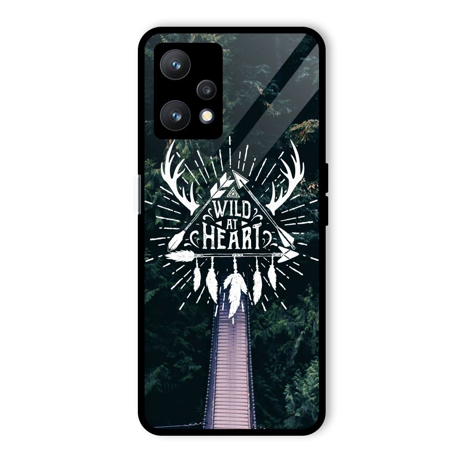 Wild Heart Glass Back Case for Realme 9 Pro 5G