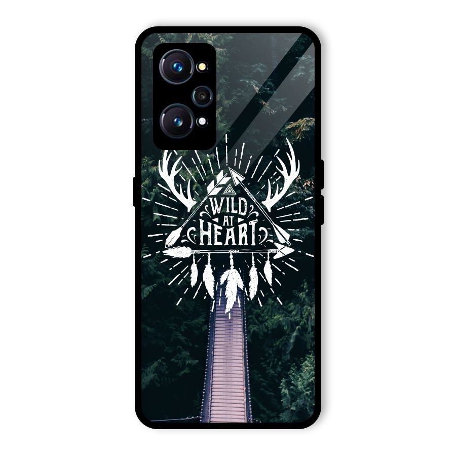 Wild Heart Glass Back Case for Realme GT Neo2