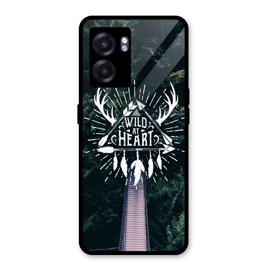 Wild Heart Glass Back Case for Realme Narzo 50 5G