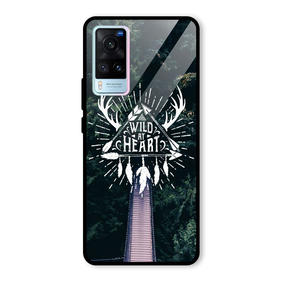 Wild Heart Glass Back Case for Vivo X60