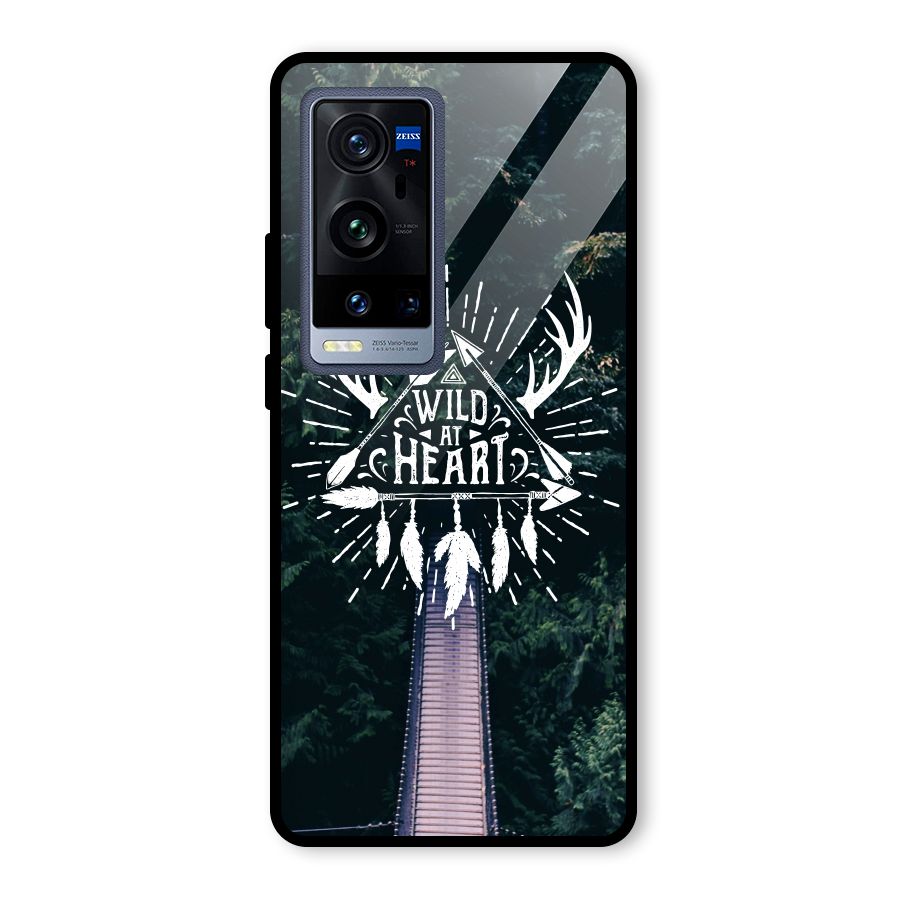Wild Heart Glass Back Case for Vivo X60 Pro Plus