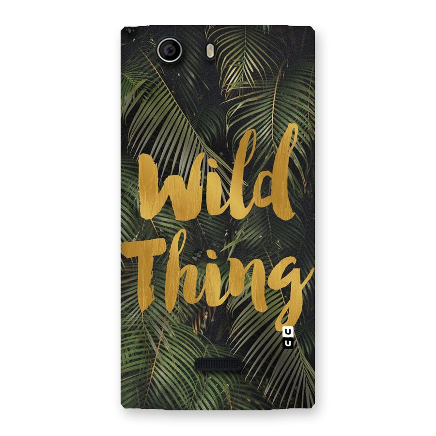 Wild Leaf Thing Back Case for Canvas Nitro 2 E311