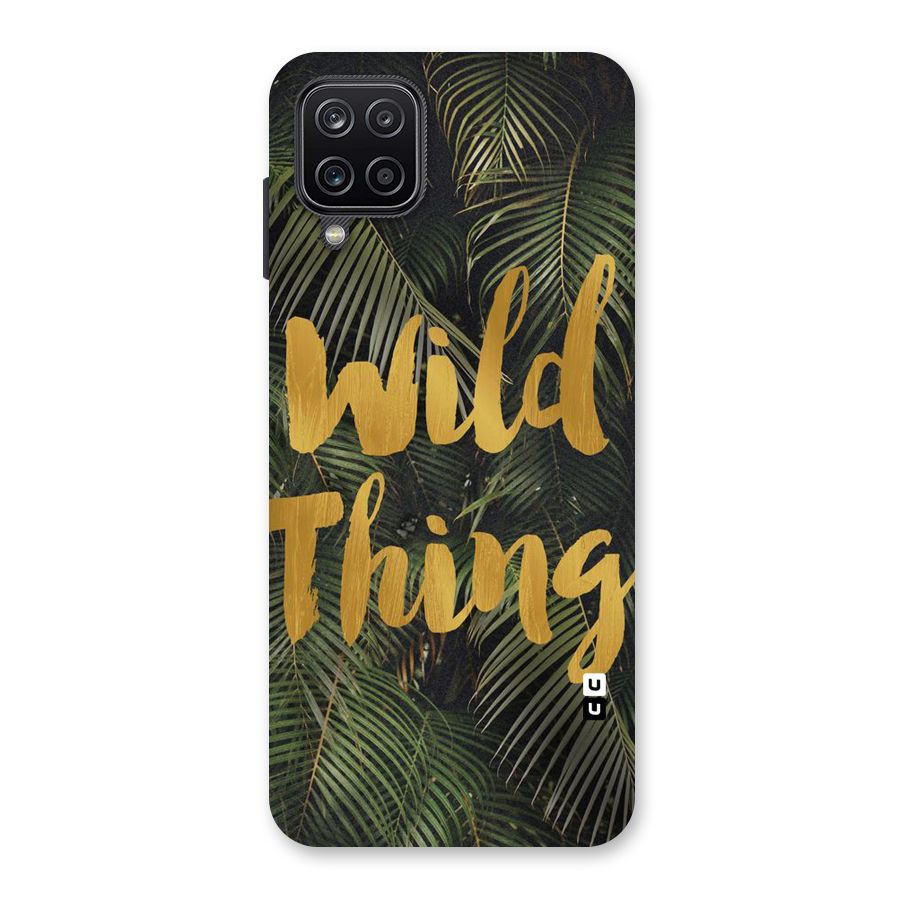 Wild Leaf Thing Back Case for Galaxy A12