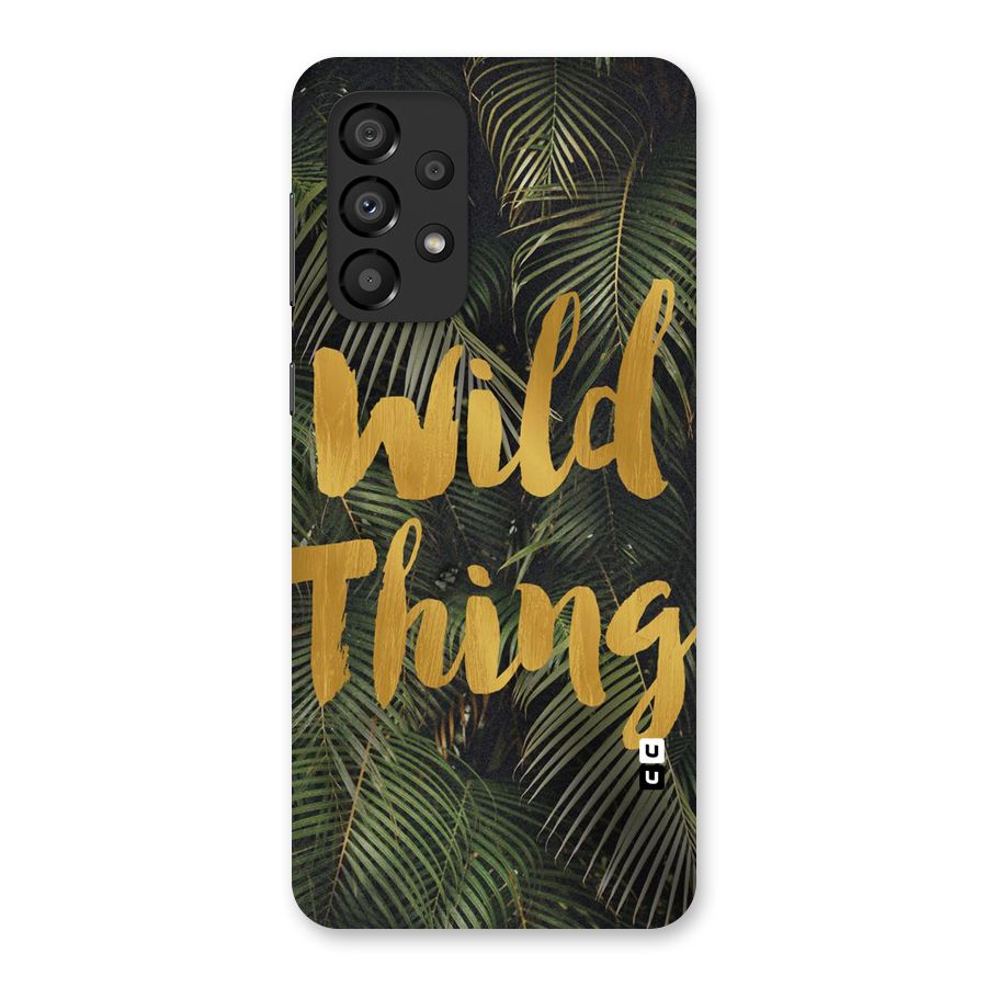Wild Leaf Thing Back Case for Galaxy A33 5G