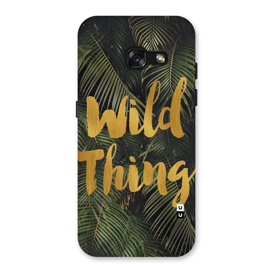Wild Leaf Thing Back Case for Galaxy A3 (2017)