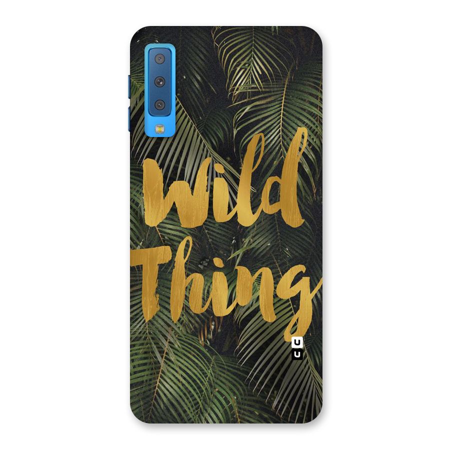 Wild Leaf Thing Back Case for Galaxy A7 (2018)