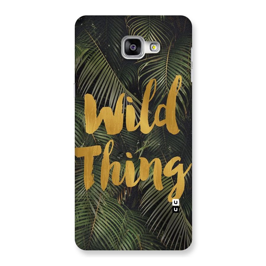 Wild Leaf Thing Back Case for Galaxy A9