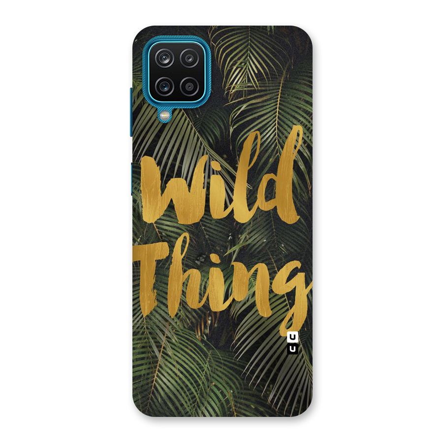 Wild Leaf Thing Back Case for Galaxy F12
