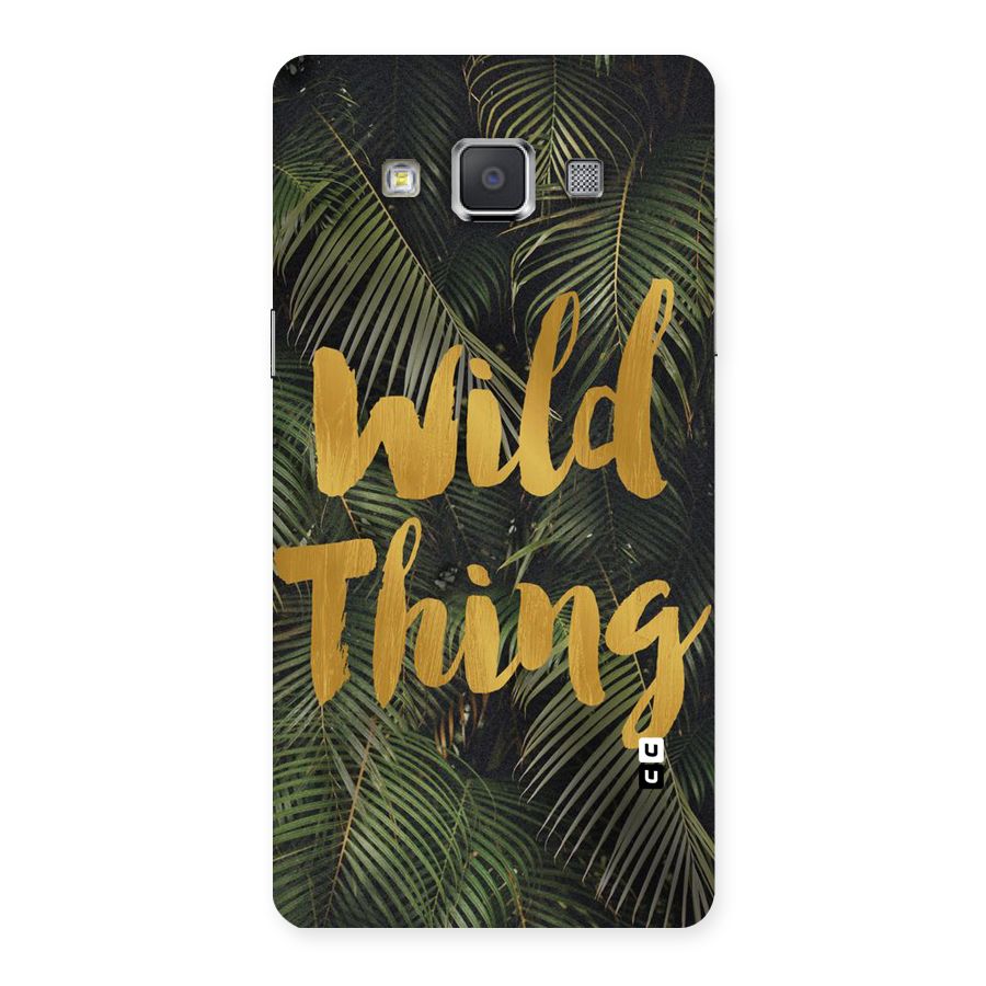 Wild Leaf Thing Back Case for Galaxy Grand 3