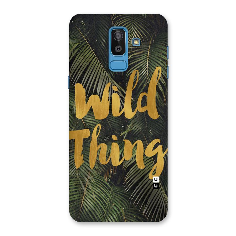 Wild Leaf Thing Back Case for Galaxy J8