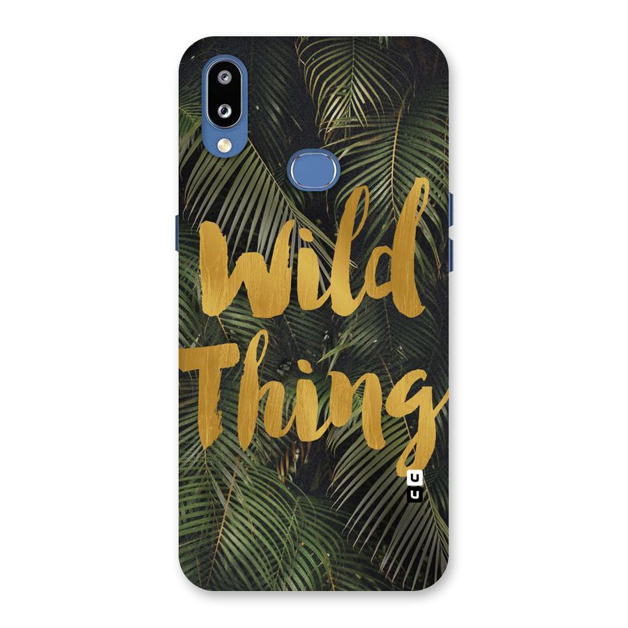 Wild Leaf Thing Back Case for Galaxy M01s