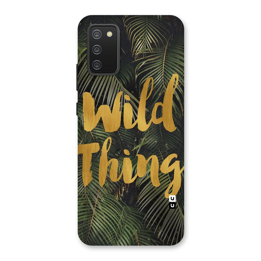 Wild Leaf Thing Back Case for Galaxy M02s