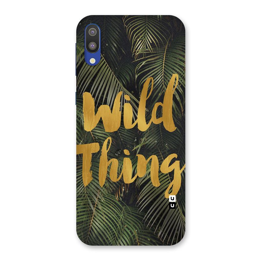 Wild Leaf Thing Back Case for Galaxy M10