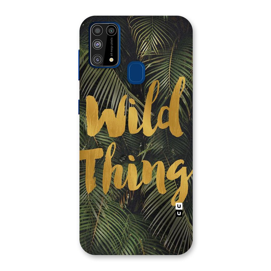 Wild Leaf Thing Back Case for Galaxy M31