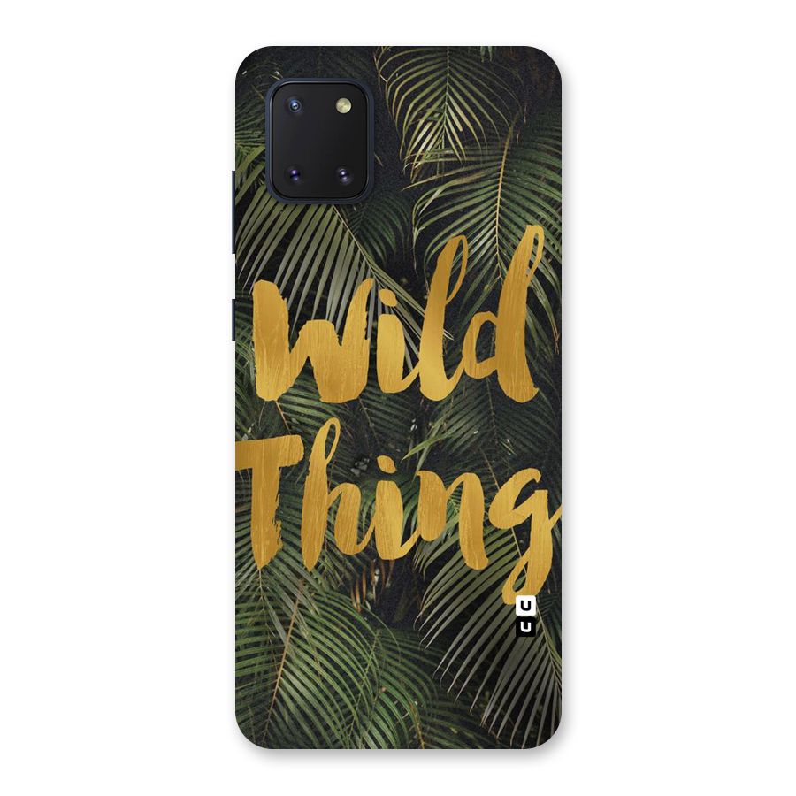 Wild Leaf Thing Back Case for Galaxy Note 10 Lite