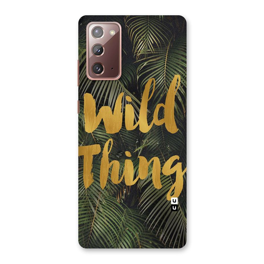 Wild Leaf Thing Back Case for Galaxy Note 20
