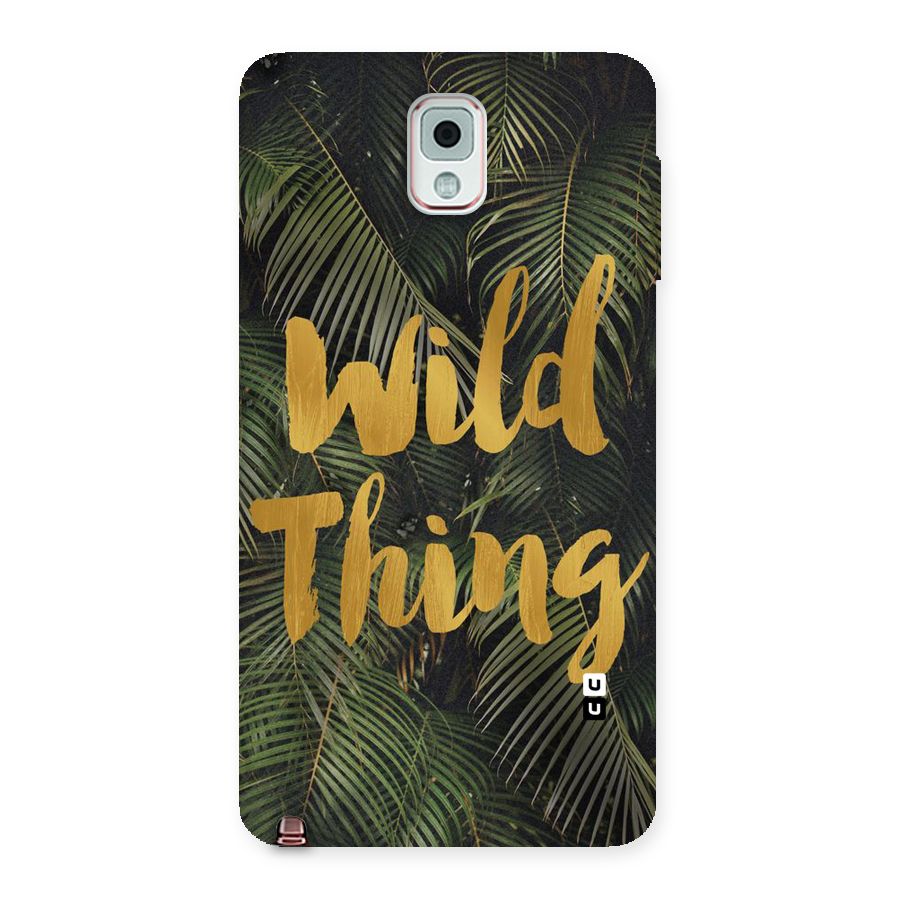 Wild Leaf Thing Back Case for Galaxy Note 3