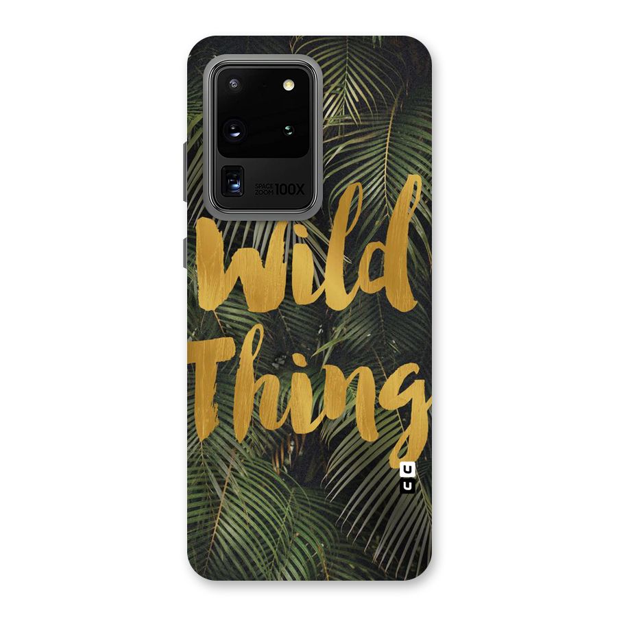 Wild Leaf Thing Back Case for Galaxy S20 Ultra
