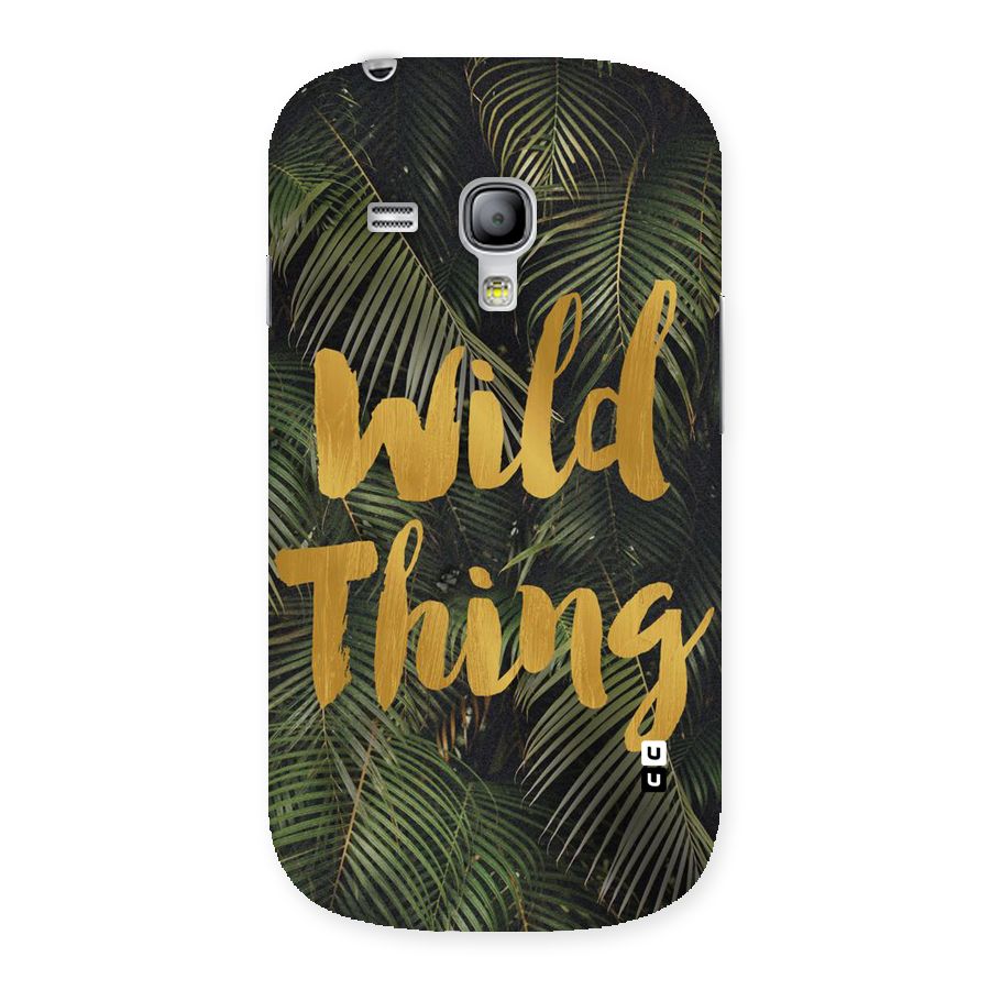 Wild Leaf Thing Back Case for Galaxy S3 Mini