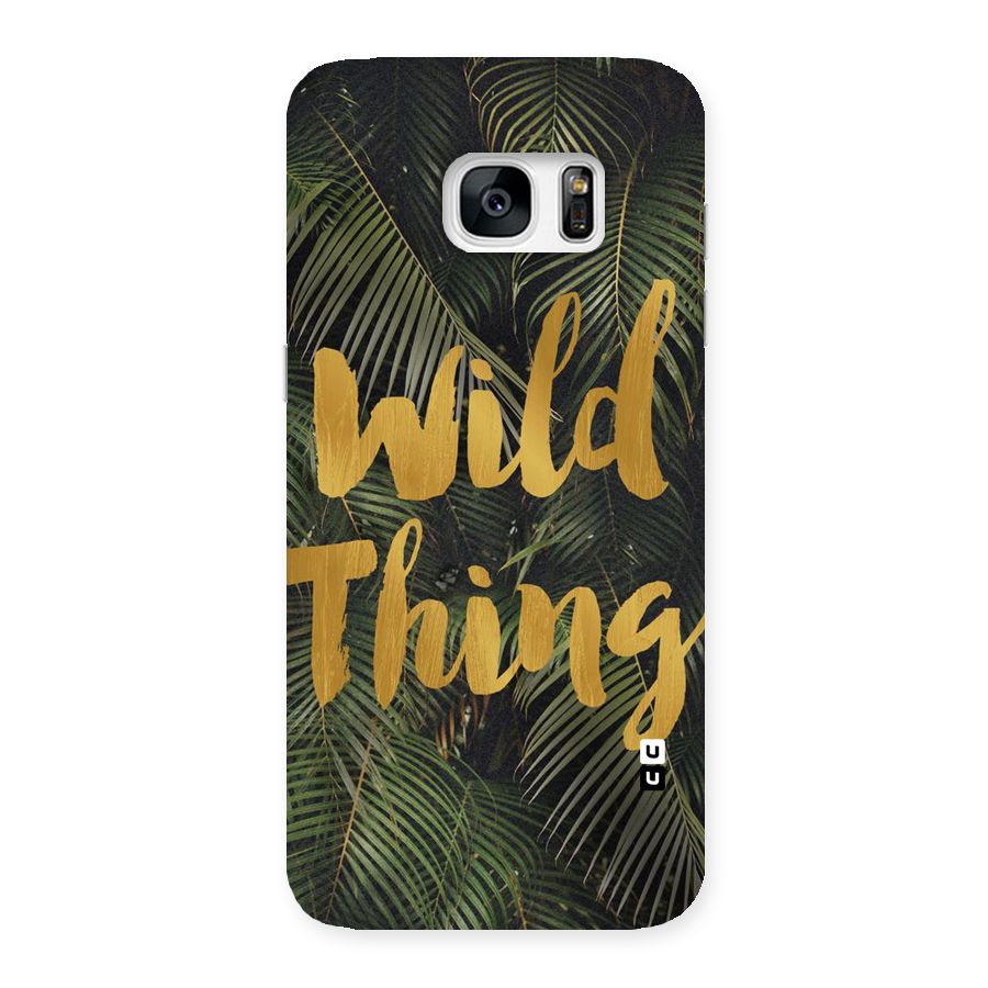 Wild Leaf Thing Back Case for Galaxy S7 Edge