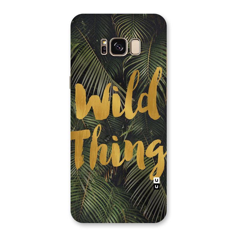 Wild Leaf Thing Back Case for Galaxy S8 Plus