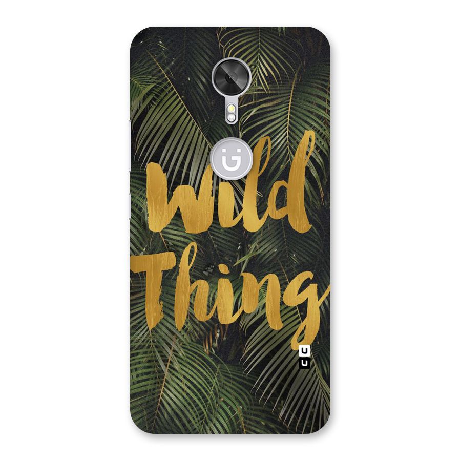 Wild Leaf Thing Back Case for Gionee A1