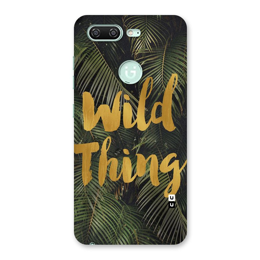 Wild Leaf Thing Back Case for Gionee S10
