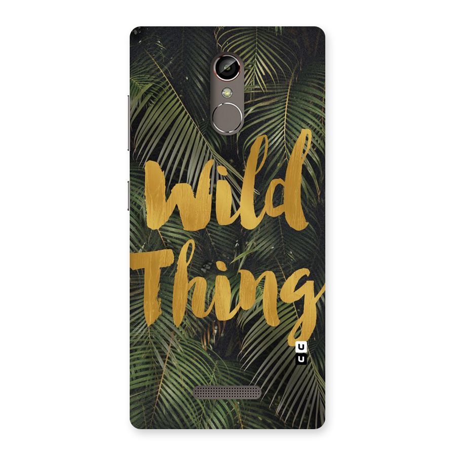 Wild Leaf Thing Back Case for Gionee S6s