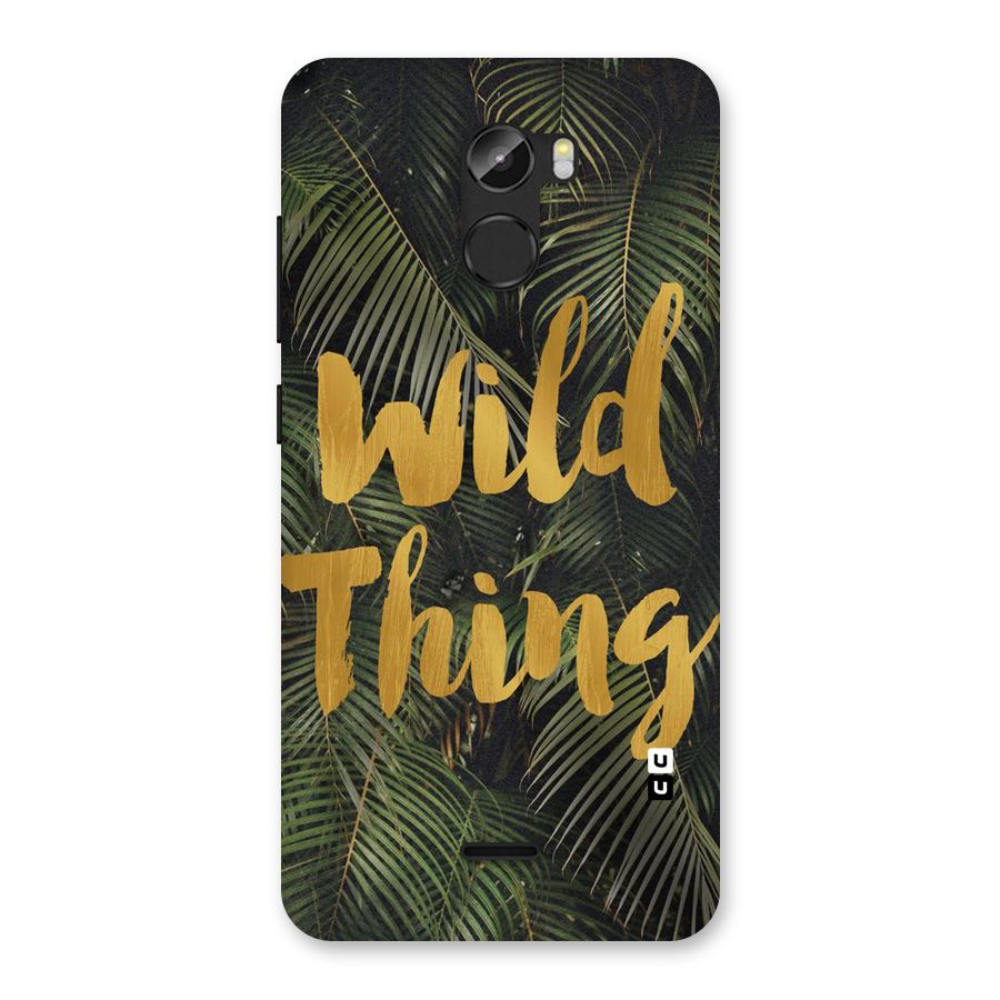 Wild Leaf Thing Back Case for Gionee X1