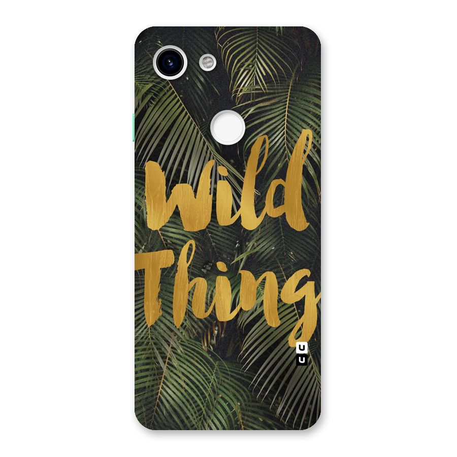 Wild Leaf Thing Back Case for Google Pixel 3
