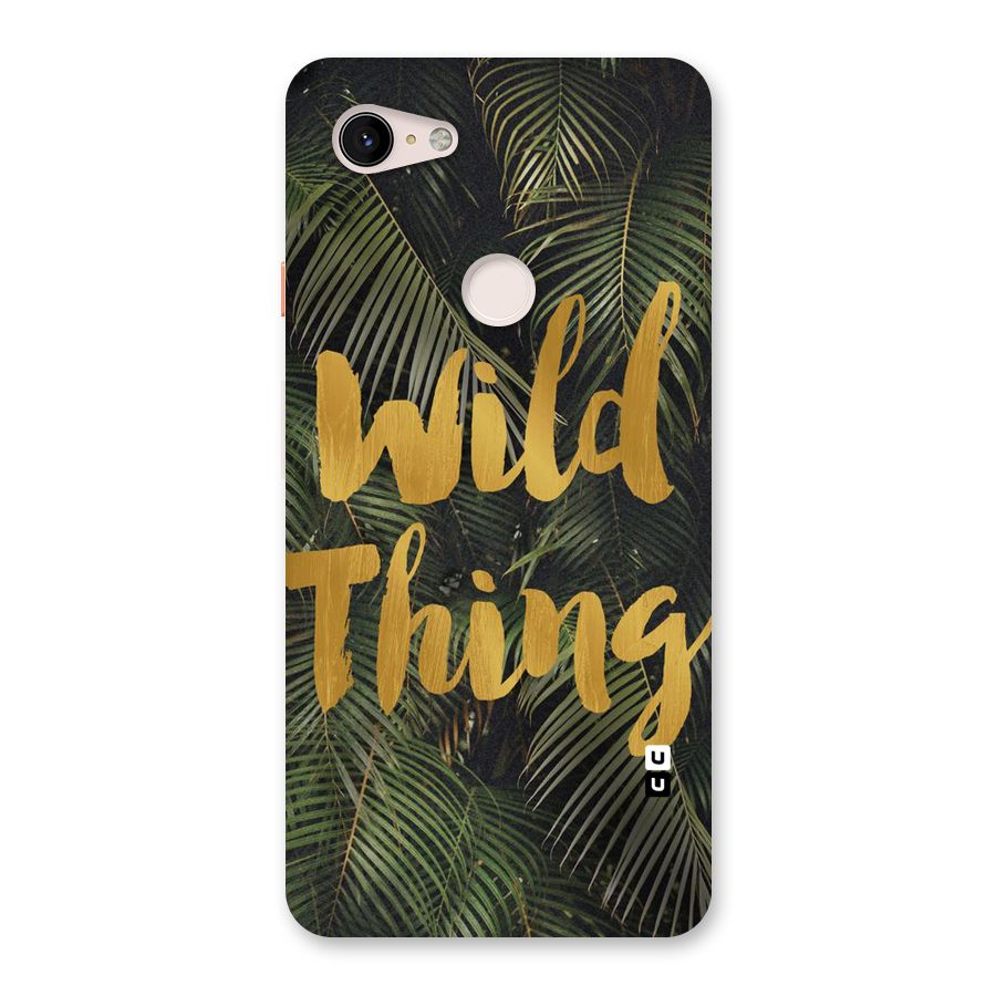 Wild Leaf Thing Back Case for Google Pixel 3 XL