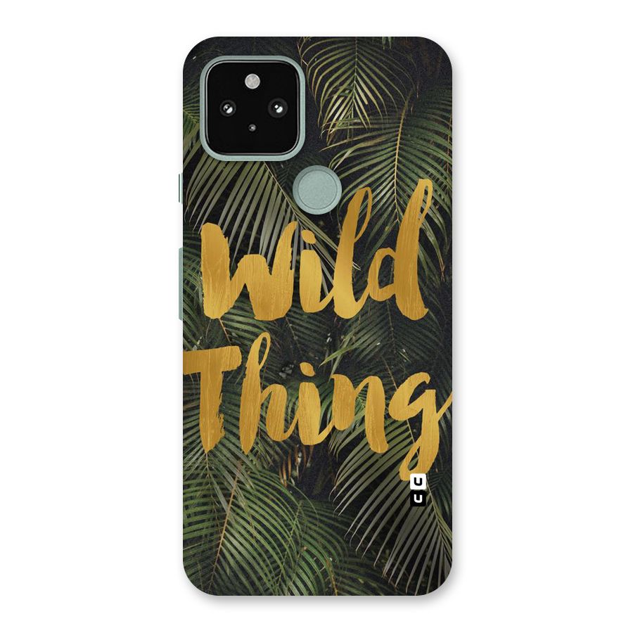 Wild Leaf Thing Back Case for Google Pixel 5
