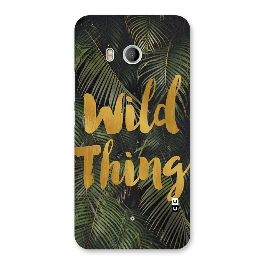 Wild Leaf Thing Back Case for HTC U11
