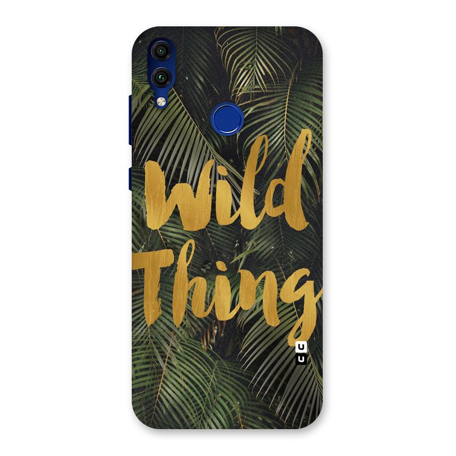 Wild Leaf Thing Back Case for Honor 8C