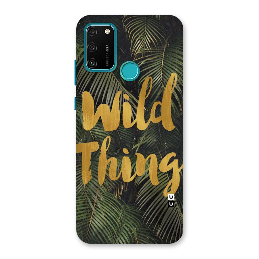 Wild Leaf Thing Back Case for Honor 9A