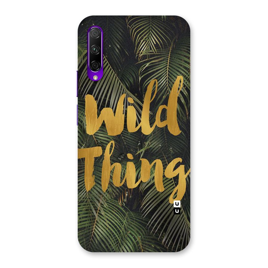 Wild Leaf Thing Back Case for Honor 9X Pro