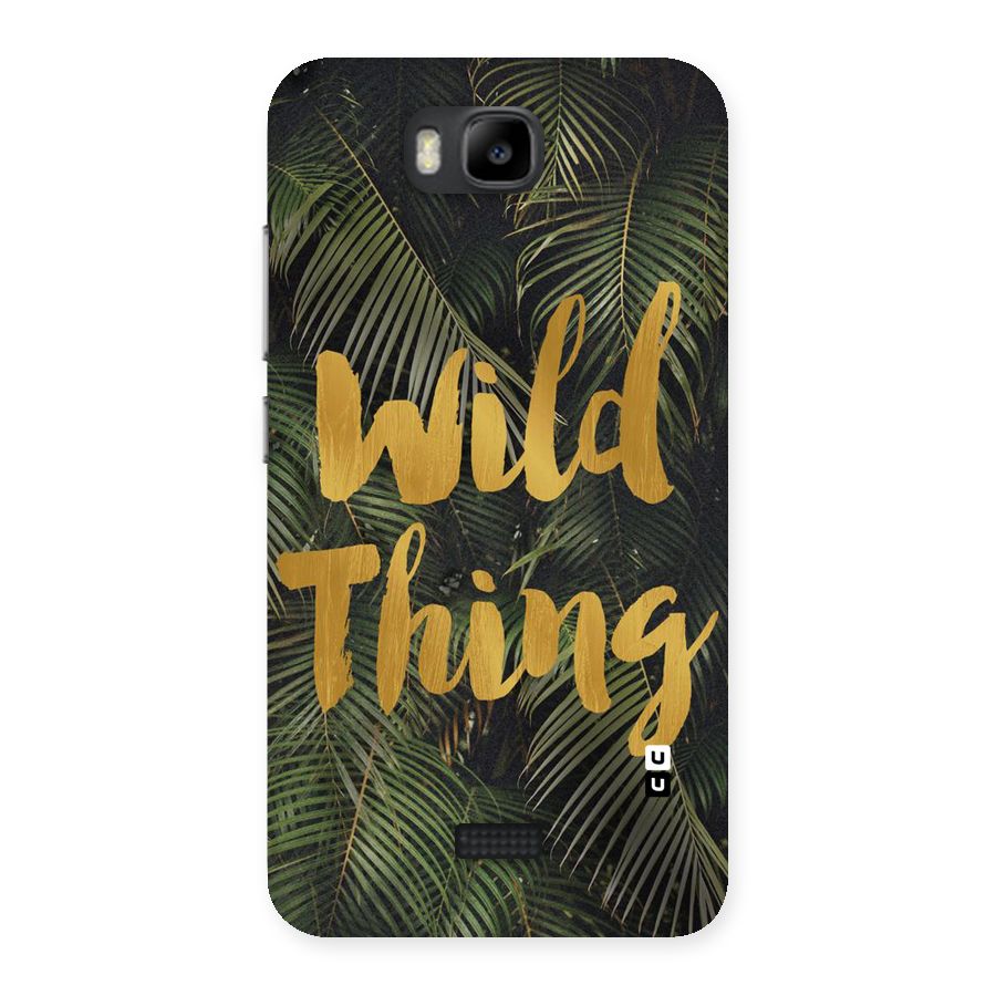 Wild Leaf Thing Back Case for Honor Bee