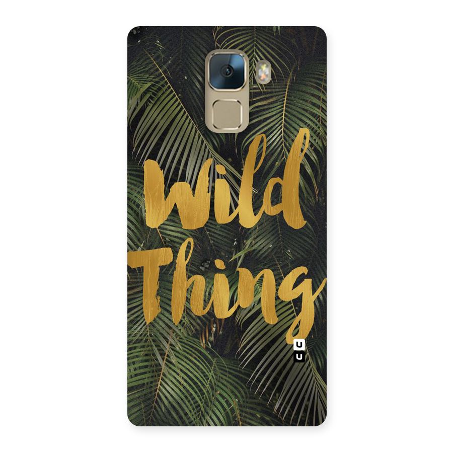 Wild Leaf Thing Back Case for Huawei Honor 7