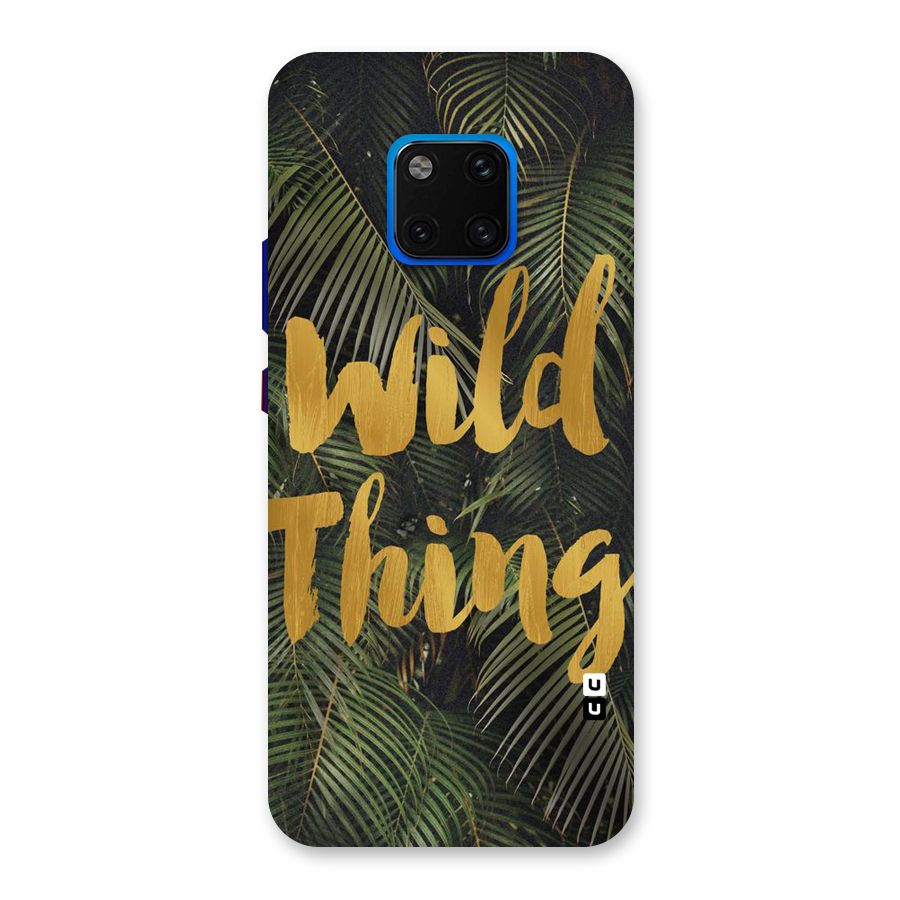 Wild Leaf Thing Back Case for Huawei Mate 20 Pro
