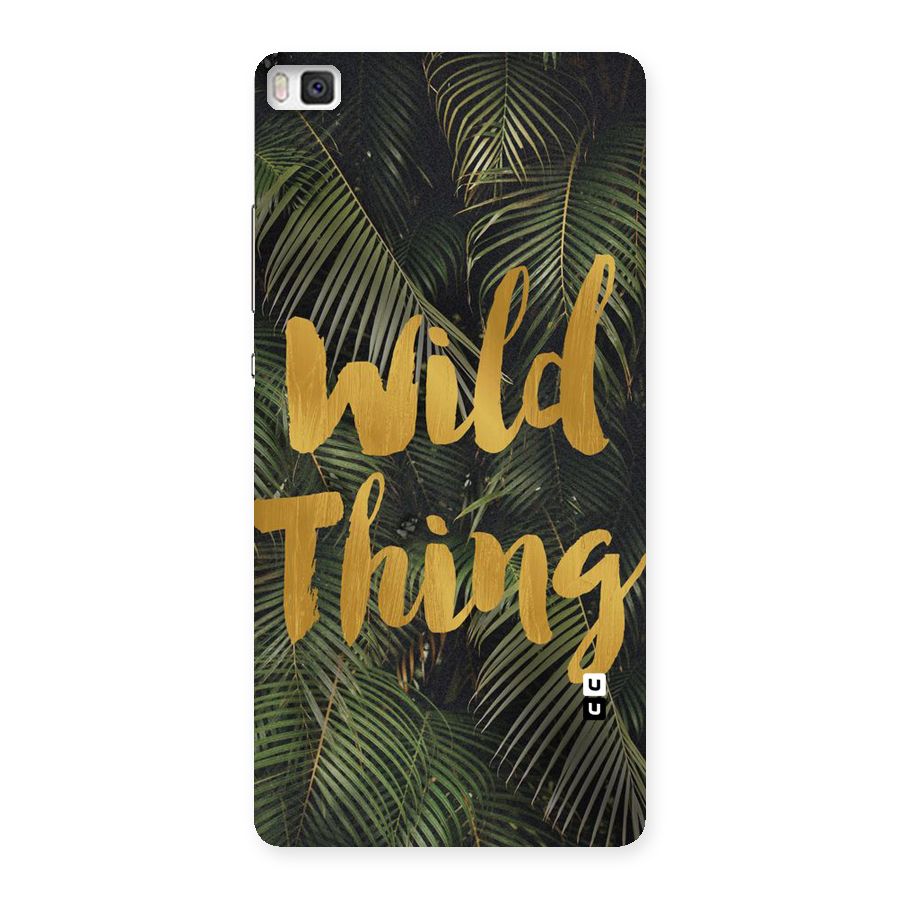 Wild Leaf Thing Back Case for Huawei P8