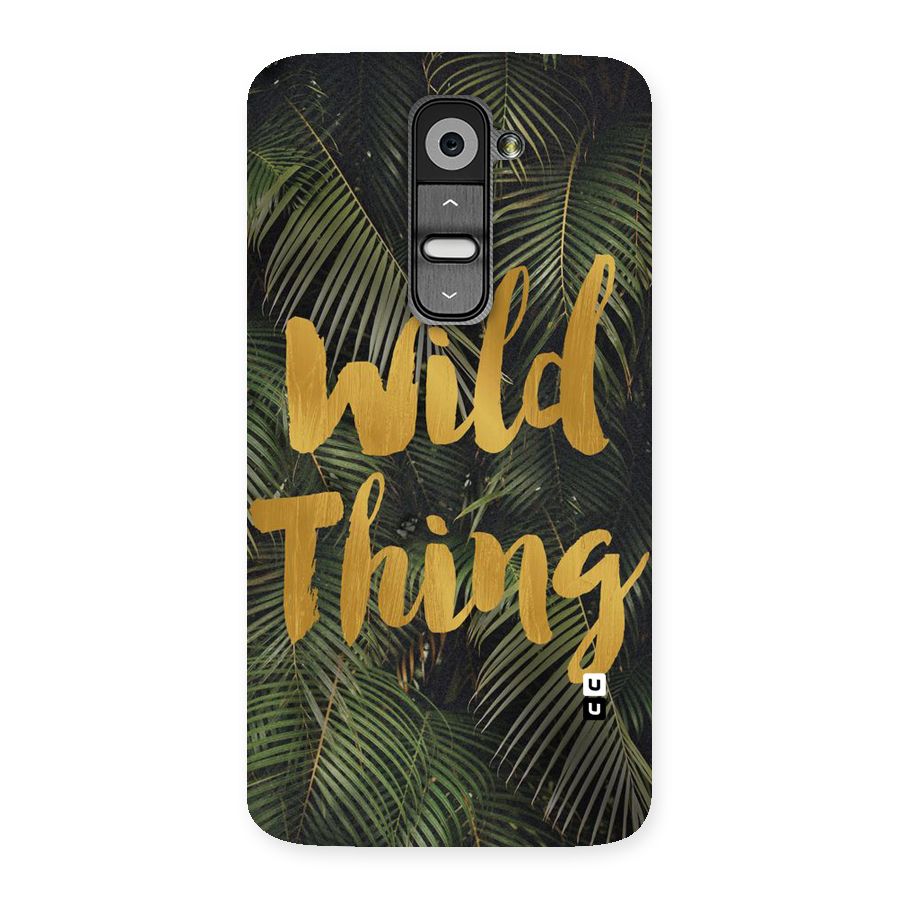 Wild Leaf Thing Back Case for LG G2