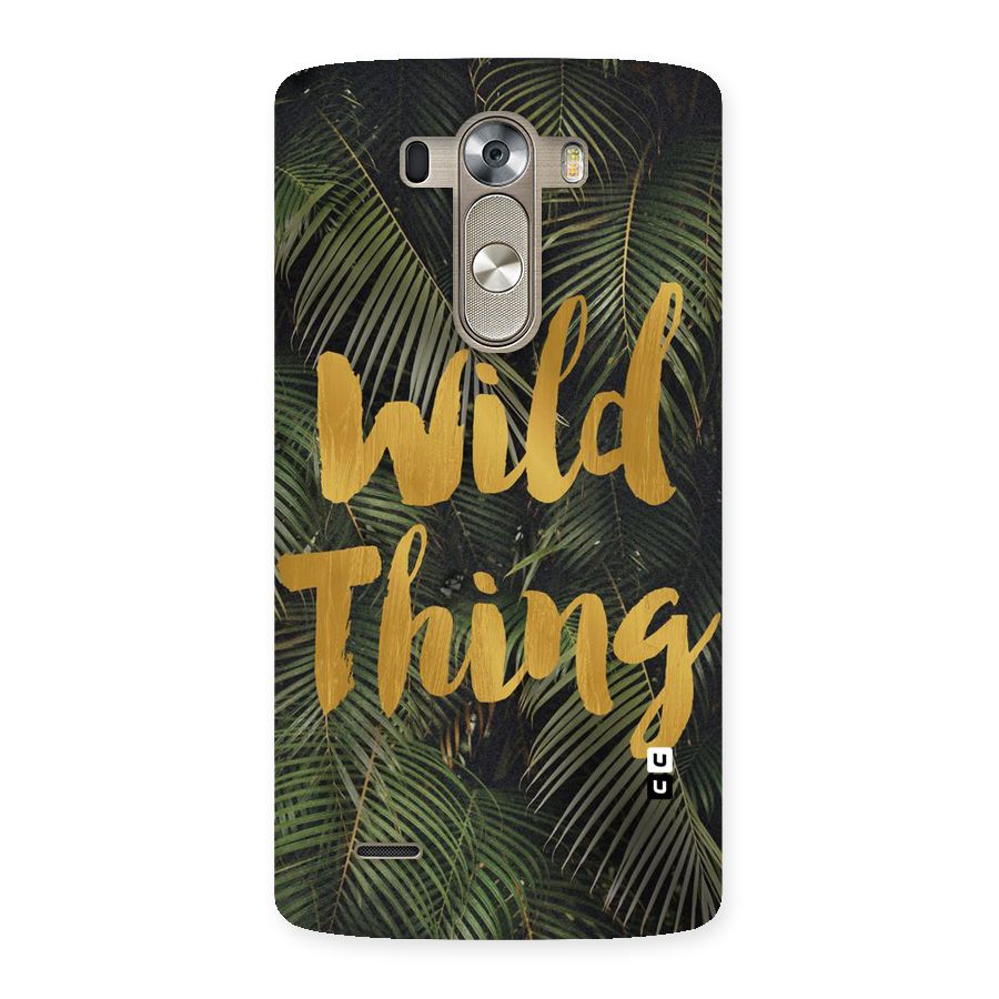 Wild Leaf Thing Back Case for LG G3